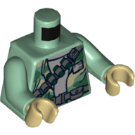 Lego tělo, pískově zelená (4659391)